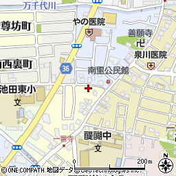 京都府京都市伏見区醍醐構口町3周辺の地図