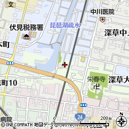 京都府京都市伏見区桃山町丹下22-16周辺の地図