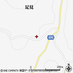 岡山県新見市足見2507周辺の地図