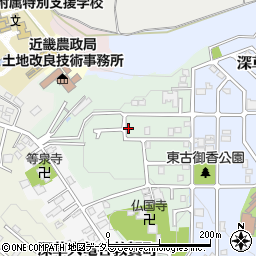 京都府京都市伏見区深草大亀谷古御香町112周辺の地図