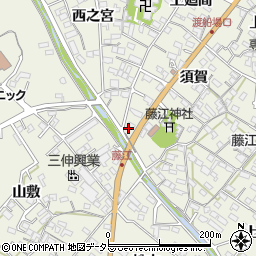 愛知県知多郡東浦町藤江須賀30周辺の地図