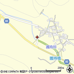 兵庫県姫路市夢前町護持937周辺の地図