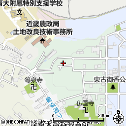 京都府京都市伏見区深草大亀谷古御香町168周辺の地図