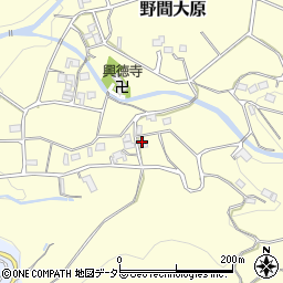 大阪府豊能郡能勢町野間大原206周辺の地図