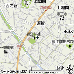 愛知県知多郡東浦町藤江須賀72周辺の地図