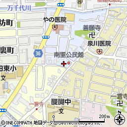 京都府京都市伏見区醍醐南里町48周辺の地図