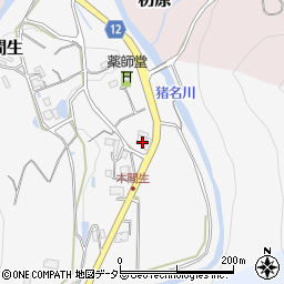 兵庫県川辺郡猪名川町木間生前芝22周辺の地図