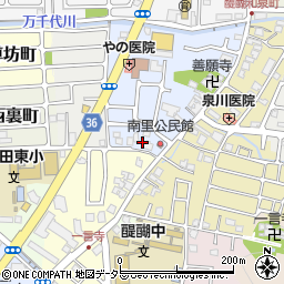 京都府京都市伏見区醍醐南里町49周辺の地図