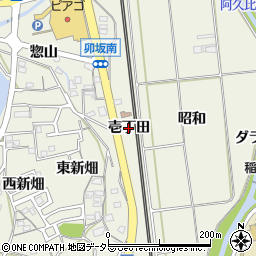 愛知県阿久比町（知多郡）卯坂（壱丁田）周辺の地図