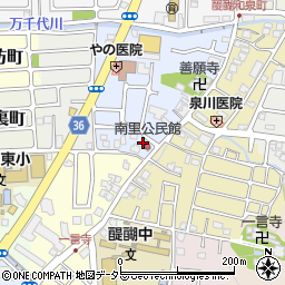 京都府京都市伏見区醍醐南里町45周辺の地図