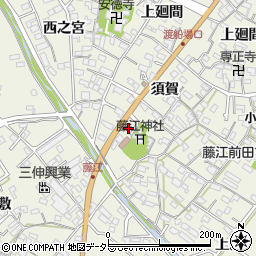 愛知県知多郡東浦町藤江須賀69周辺の地図