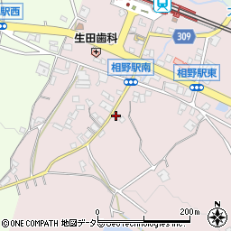 兵庫県三田市下相野401周辺の地図