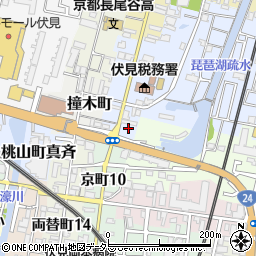 京都府京都市伏見区鑓屋町1087周辺の地図