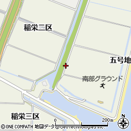 愛知県知多郡東浦町藤江鍋屋新田周辺の地図