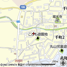 滋賀県大津市千町2丁目周辺の地図