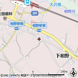兵庫県三田市下相野1257周辺の地図