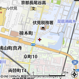 京都府京都市伏見区鑓屋町1086周辺の地図
