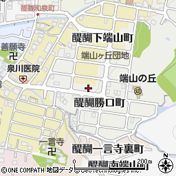 京都府京都市伏見区醍醐上端山町1-20周辺の地図