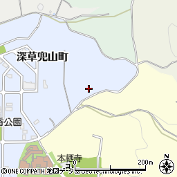 京都府京都市伏見区深草兜山町6周辺の地図