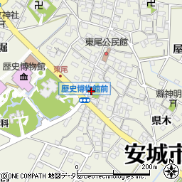 愛知県安城市安城町横町48周辺の地図