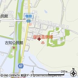 兵庫県姫路市夢前町塩田148周辺の地図