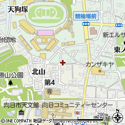 京都府向日市寺戸町西ノ段19-25周辺の地図