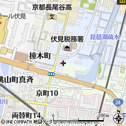 京都府京都市伏見区鑓屋町1085周辺の地図