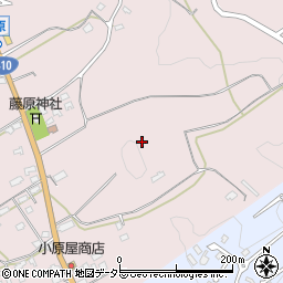 千葉県館山市藤原周辺の地図