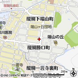 京都府京都市伏見区醍醐上端山町1-18周辺の地図