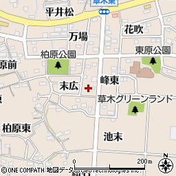 愛知県知多郡阿久比町草木末広92-1周辺の地図