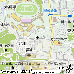 京都府向日市寺戸町西ノ段19-26周辺の地図