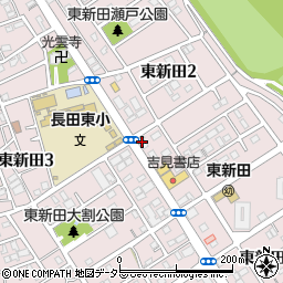 シャトレー東新田周辺の地図