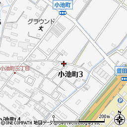 愛知県高浜市小池町3丁目周辺の地図