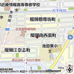 谷口商店周辺の地図