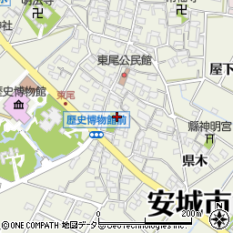 愛知県安城市安城町横町33周辺の地図