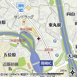 ＨｏｎｄａＣａｒｓ愛知県央岡崎東店周辺の地図