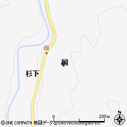 愛知県新城市富保（岡）周辺の地図
