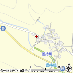 兵庫県姫路市夢前町護持932-1周辺の地図