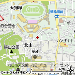 京都府向日市寺戸町西ノ段19-16周辺の地図