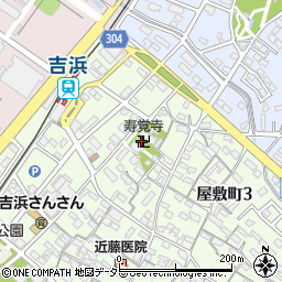 寿覚寺周辺の地図