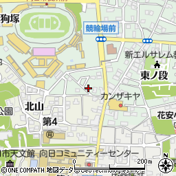 京都府向日市寺戸町西ノ段5-12周辺の地図