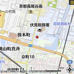 京都府京都市伏見区鑓屋町1083-8周辺の地図