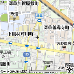 京都府京都市伏見区加賀屋町726周辺の地図