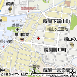 京都府京都市伏見区醍醐勝口町2-16周辺の地図