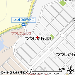 兵庫県三田市つつじが丘北3丁目周辺の地図