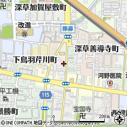 京都府京都市伏見区加賀屋町725-1周辺の地図