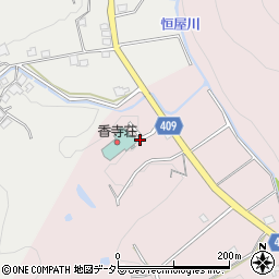 香寺荘周辺の地図