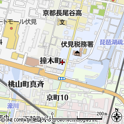 京都府京都市伏見区鑓屋町1109周辺の地図