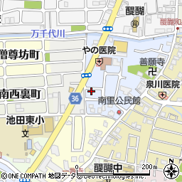 京都府京都市伏見区醍醐南里町52-30周辺の地図