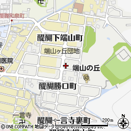 京都府京都市伏見区醍醐上端山町1周辺の地図